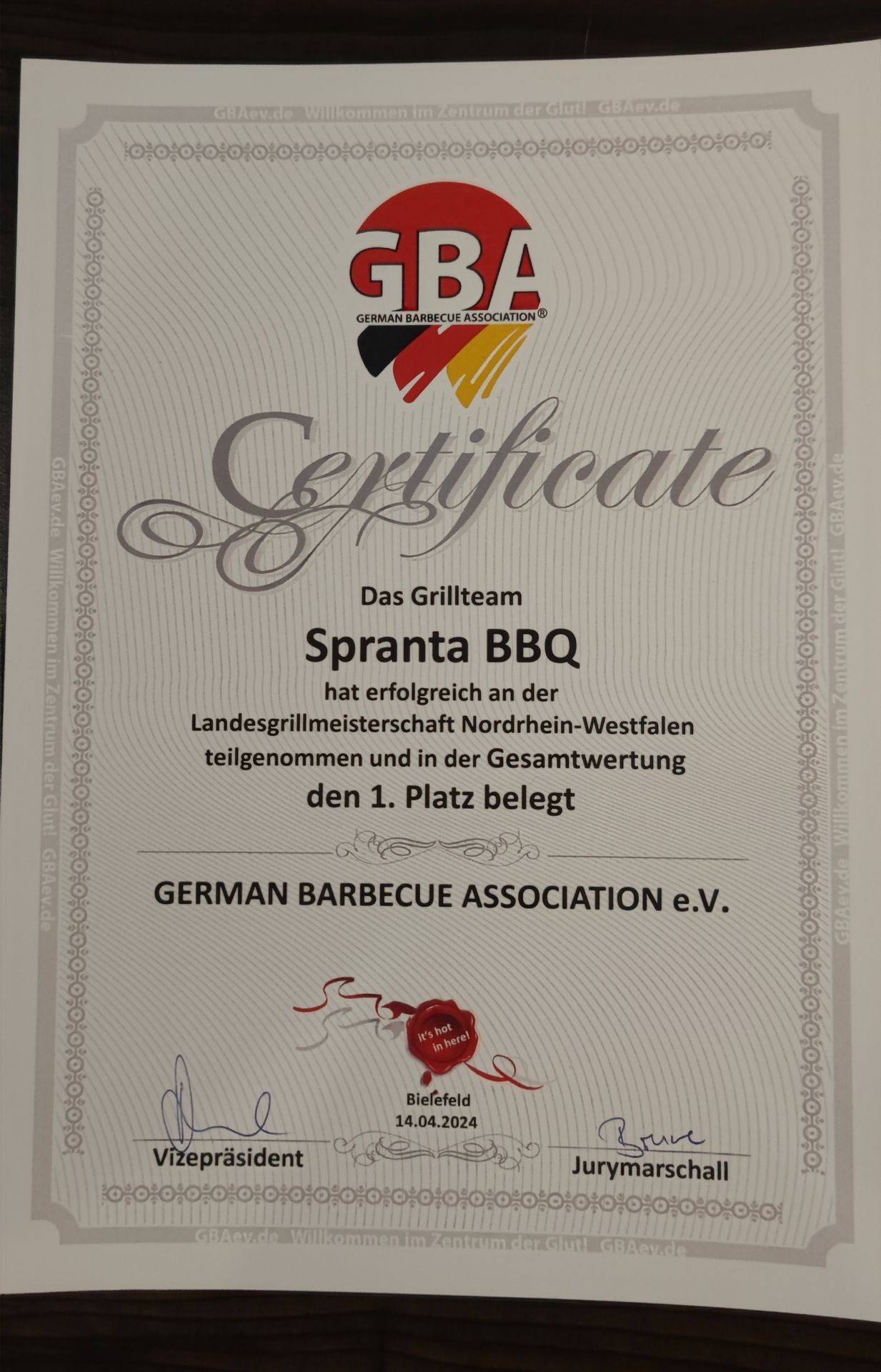 NRW Grillmeisterschaft 2024